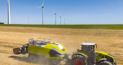 'Claas' jaunā 70 tonnu rituļprese.