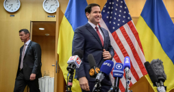 ASV valsts sekretārs Marko Rubio. ASV valsts sekretārs Marko Rubio.