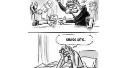 Zīmē Gatis Šļūka. Smags rīts...