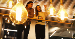 Raimonds Celms un Brigita Reisone.