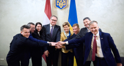 Paraksta saprašanās memorandu par Latvijas palīdzību Ukrainas nacionālās mākslīgā intelekta (MI) ekosistēmas izveidē.