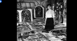 Mākslinieces Noras Cēsnieces piemiņas foto.