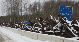 Latvijas Baltkrievijas robeža. 