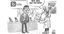 Zīmē Gatis Šļūka. Bite, bite, kas tev šite! Zīmē Gatis Šļūka. Bite, bite, kas tev šite!