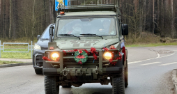 Kanādas karavīru labdarības akcija Daugavpils slimnīcā.