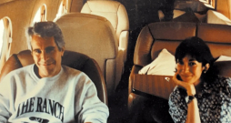 Gīleina Maksvela un Džefrijs Epstīns. Gīleina Maksvela un Džefrijs Epstīns.