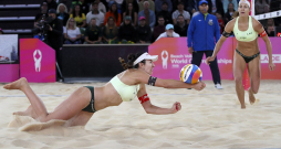 Pasaules čempiones Tīna Graudiņa un Anastasija Samoilova pasaules čempionātā Austrālijā.