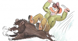 Šļūciens beidzās pēkšņi. Ļoti pēkšņi un… tieši kuilim virsū!