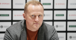 Latvijas U-20 hokeja izlases treneris Artis Ābols. 