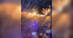 Ekrānuzņēmums no aizdegšanās brīža. Ekrānuzņēmums no aizdegšanās brīža.