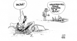 Zīmē Gatis Šļūka. Ūdens kvalitāte te ir izcila!