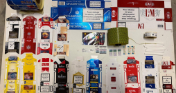 Nelegāla cigarešu ražotne.