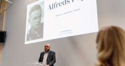 Grāmatas "Vienpatis. Latviešu virsnieka dzīvesstāsts" atvēršanas pasākums. Viesturs Radovics.