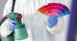 Krāsu pulverizators.