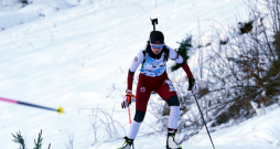 Latvijas biatloniste Estere Volfa.