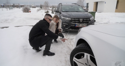 Cietis Nika Endziņa lepnais Mercedes. 