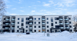 Daudzdzīvokļu ēkas projektā “Pīlādžu mājas”.