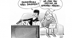 Zīmē Gatis Šļūka. Paskatāmies kādu šausmeni?