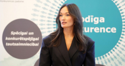Konkurences padomes priekšsēdētāja Ieva Šmite.