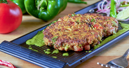 Pilngraudu - dārzeņu plācenīši. Pilngraudu - dārzeņu plācenīši.