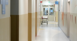 Bērnu klīniskās universitātes slimnīcas telpas.