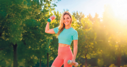 Fitnesa un uztura trenere Madara Meiere.