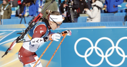 Biatloniste Baiba Bendika.