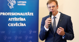 Latvijas Zvērinātu notāru padomes (LZNP) priekšsēdētājs Aigars Kaupe.