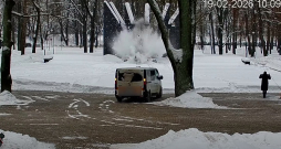 Sprādziens Dubrovina parkā Daugavpilī.