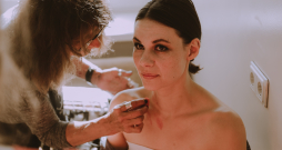 Filmas "Nospiedumi" filmēšanas aizkulises.