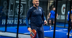 Viktors Morozs starpsezonā ar komandu uzspēlēja padel tenisu. Viktors Morozs starpsezonā ar komandu uzspēlēja padel tenisu.