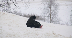 Slēpošanas trase atpūtas kompleksā "Milzkalns".