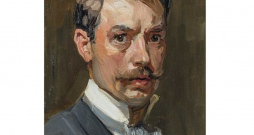 Jaņa Rozentāla (1866–1916) pašportrets Nacionālajā mākslas muzejā.
