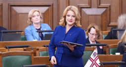 Ministru prezidente Evika Siliņa.