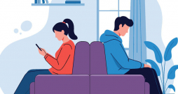 It kā kopā, bet katrs savā telefona ekrānā. Kā sociālos tīklus
izmantot tā, lai tie netraucētu attiecībām? It kā kopā, bet katrs savā telefona ekrānā. Kā sociālos tīklus
izmantot tā, lai tie netraucētu attiecībām?