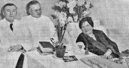 Aspazija slimnīcā 1936. gada janvārī.