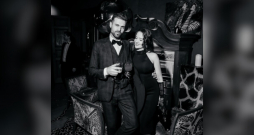 Aivis Ceriņš ar savu partneri.