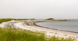 Pludmale pie Klempointas, Keipseiblas sala, Jaunskotija.