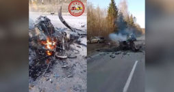 Traģiskās avārijas sekas.