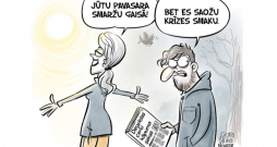 Zīmē Gatis Šļūka. Saožu krīzes smaku!
