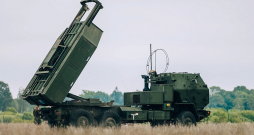 HIMARS raķešu iekārtas demonstrācija Ventspils lidlaukā. 