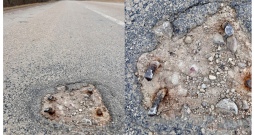 Ceļa bojājumi Balvu novadā. Ceļa bojājumi Balvu novadā.