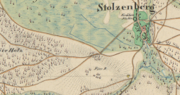 Stolcenberga atrodas netālu no mūsdienu Slavoborzes ciema .