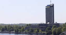 Latvijas Televīzijas ēka Zaķusalā.