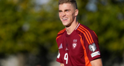 Latvijas izlases spēlētājs Vladislavs Gutkovskis. 