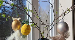 Izpūstās Lieldienu olas.