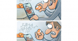 Zīmē Gatis Šļūka. Attālinātā olu kauja