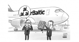 Zīmē Gatis Šļūka. AiaiairBaltic