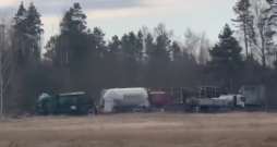 Kravas auto sadursme.