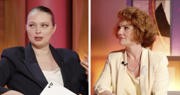 Mihaila Čehova Rīgas Krievu teātra vadītāja Dana Bjorka un juriste Ieva Brante. Mihaila Čehova Rīgas Krievu teātra vadītāja Dana Bjorka un juriste Ieva Brante.